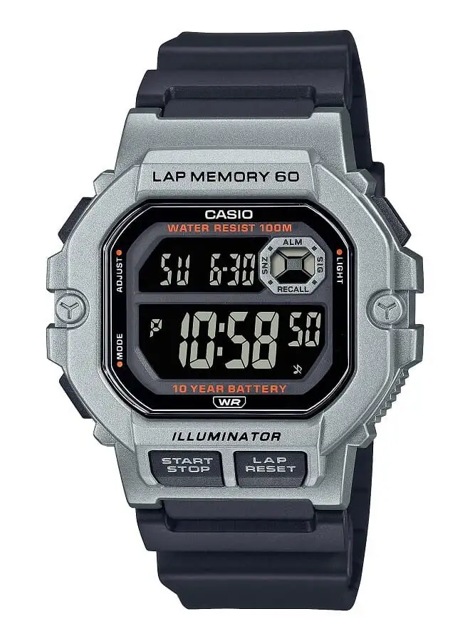 CASIO Resin Digital Wrist Watch WS-1400H-1BVDF