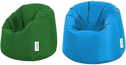 Penguin Chair bean bag waterproof - 95 * 80 - green + Penguin Chair bean bag waterproof - 95 * 80 - blue