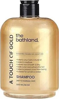 TheBathland touch of gold Sulfate Free Shampoo -Unisex -500 ml