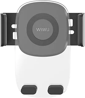 WIWU CH008 Mini Car Bracket Semi-Transparent, 360 degrees rotation, Lightweight design, Fixed position air outlet, Applicable to 4 to 6.7 inch phones - Black