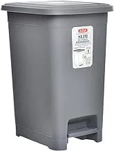 Aksa Ware Slim Plastic Dust Bin 25 litre - Dark Grey