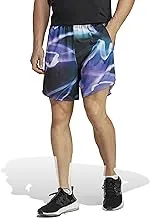 Adidas D4T HR AOP SHO VIOFUS PULBLU BLACK TRAINING SHORTS (1 2) HN8051 For Men