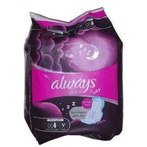 Always Dreamzzz 2*1 Max Thick Extra Long Sanitary 7 Pads + Amigo Gift