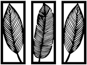 Leaf Sticker wall art - Set of 3 Each 80x30