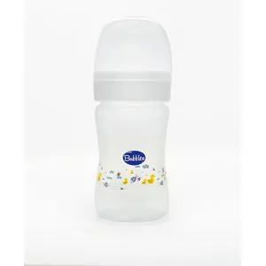 Bubbles Classic Feeding Bottle Without Hand 180ml (White)