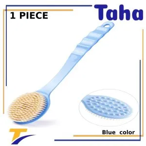 Bath Brush With Long Handle-Portable Design 1 Piece  Blue Color