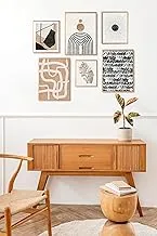 (6 pieces) collection of Modern wall frames from Duckly,مجموعة براويز حائط مودرن (6 قطع) من داكلي