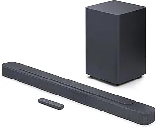 JBL Bar 2.1 Deep Bass (MK2) Channel Soundbar with Wireless Subwoofer, 300W Total Power, Immersive Surround Sound, Built-In Dolby, Bluetooth Stream, HDMI/Optical Connect - Black, JBLBAR21DBM2BLKUK