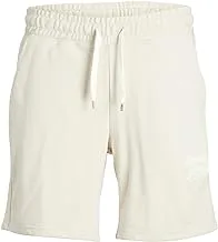 Jack & Jones Men's Jpsttrevor Sweat Shorts GMS, Moonbeam, XXL