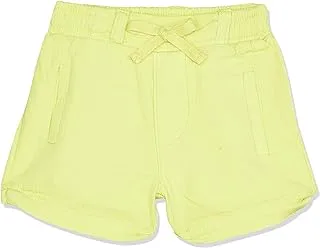 lovely land boys Rolled Thighs Textured Yellow Baby Boy Shorts Casual Shorts