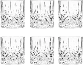 Vidivi Venezia High Quality Glass Cocktail Tumbler 300 ml Set of 6 Pieces - Transparent