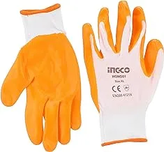 Ingco HGNG01 Nitrile Anti-Skid Safety Work Gloves