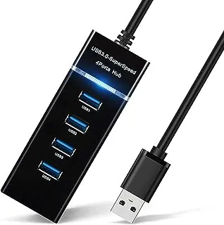 Sky tech Z1107 HUB USB 3.0 (4 Ports Super Speed 5Gbps) High Quality for Computer PC - laptop 1.2m - Black