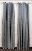 Vlevo Velvet side curtain color grey-1Panel 140 X 280 cm