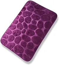 Non-Slip Bath Mat Mat Mat Top Quality Material Soft Comfortable Non-Slip Non-Slip Mat 60 * 40cm Purple