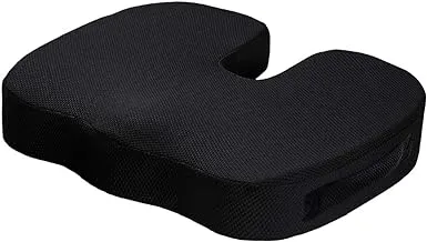 Penguin Car Seat Pillow - Memoty Foam - Black Black