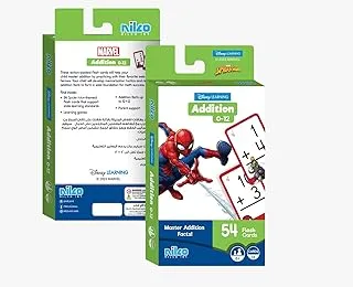 Nilco Disney Spiderman Addition Flash Card