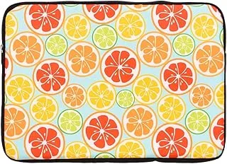 Fabric Slim Protective Laptop Sleeve Case With Zipper Pocket And Space Print Design 35x30 CM