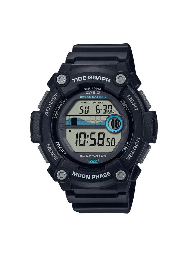 CASIO Resin Chronograph Wrist Watch WS-1300H-1AVDF