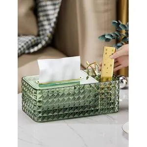 Acrylic Tissue Box, Spring Design, Tissue Box With Lid For Restaurant