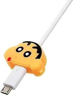 Generic Silicone Cable Protector With Cartoon Character Design For Your Charging Cord - Multi Color