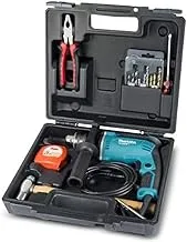 MAKITA, M8103KSPB, HAMMER DRILL, 13MM, 430W, 220V, ACCESSORIES SET