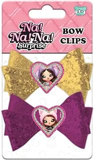 Na!Na!Na! Surprise Bow Hair Clips 2-Pieces Set