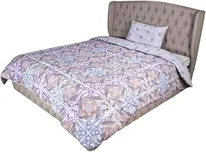 FORBED طقم لحاف بولي قطن سنجل 2 قطع (لحاف طول :235*عرض 180سم+كيس مخده طول :70*عرض 50سم)-متعدد الالوان