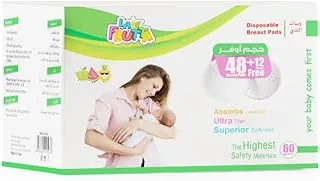 la frutta ultra soft Breast Pad 60 Pcs