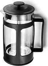 XIBLISS French Press Coffee and Tea Maker, 21 Oz(600 ML), Black