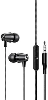 USAMS EP-42 In-Ear Wired Earphone, 1.2 Meter Length, Black Headphones Headset