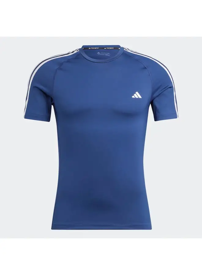 تيشيرت التدريب Techfit 3-Stripes من أديداس