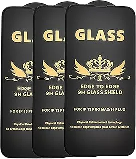 G-Power 9H Tempered Glass Screen Protector Premium With Anti Scratch Layer And High Transparency For Iphone 14 Plus Set Of 3 Pack 6.7