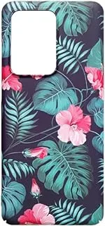 Dragon Plastic Creative Back Phone Protection Case Flowers Print Design With Silicone Safety Edges And 3D Back Print For Samsung Galaxy S11 Plus / S20 Ultra - Multi Color