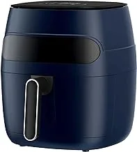 Akai Essential Air Fryer AK-200D-BU, Digital Screen, Clear Window, 5.5L Capacity, 1350 Watt, Blue, 50 hz, 220V supply voltage