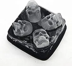 Silicone Skull Shape Ice Cube Tray Mold