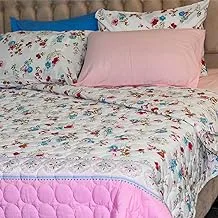 Family Bed 144 Coverlet Set Cotton 3 pieces size 240 x 240 cm