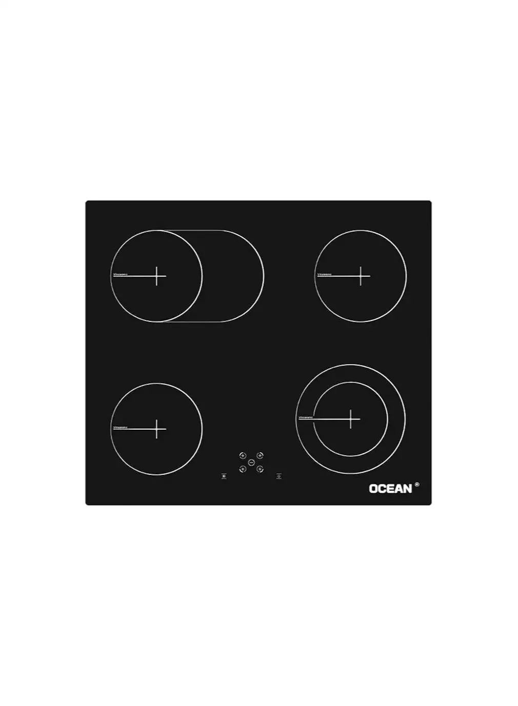 Ocean Electric Hob 4 Burners OVHF 631HN TC