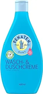 كريم استحمام وغسول للأطفال من بيناتن، 400 مل، للغسيل والاستحمام اللطيف، ينظف ويعتني ببشرة الطفل الحساسة