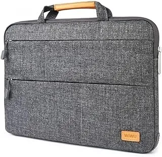 WIWU Smart Stand Laptop Sleeve Case Bag For MacBook Pro/Laptop, Gray - 15.4