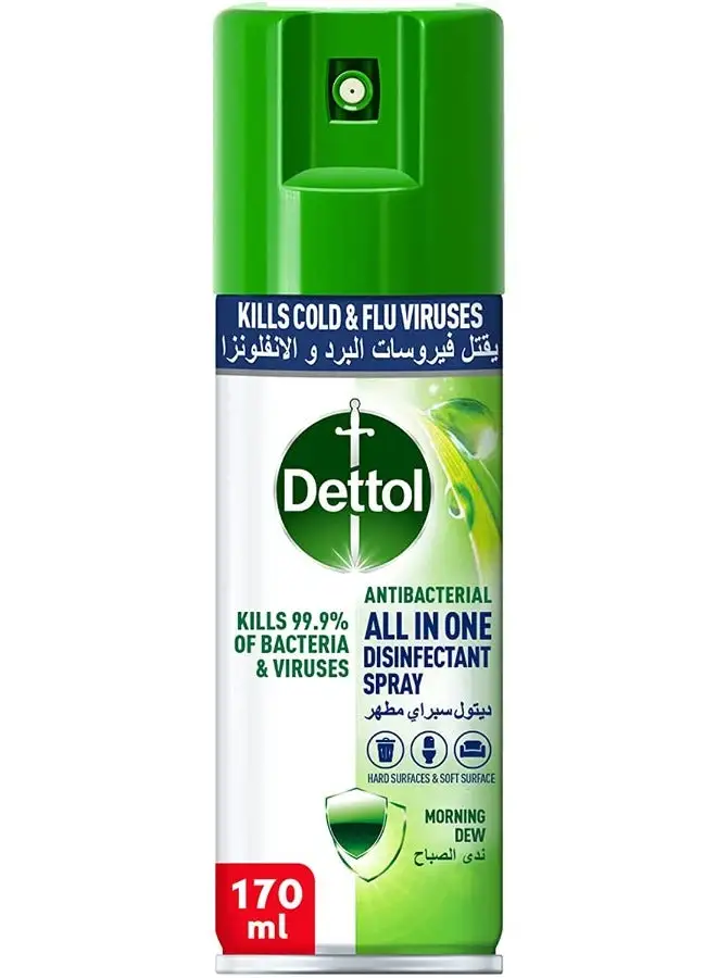 Dettol All In One Disinfectant Spray 170ML Multicolour 170ml