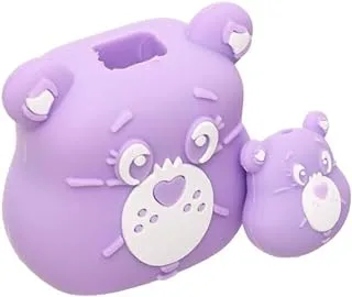 Generic Silicone Charger Bite With Cable Protector Cat Design Set Of 2 Pieces - Purple White