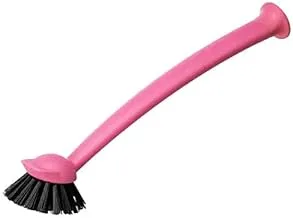 Ikea Dish-Washing Brush, Pink,Polypropylene Plastic Polyester Synthetic Rubber(Length : 29cm)