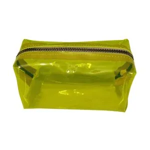 Brand Stores Water Proof Makeup PVC Organizing Bag - Lemon Yellow