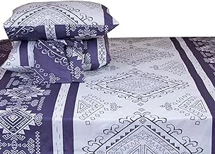 Family Bed 156 stick Bed sheet Cotton 4 pieces size 180 x 200 cm