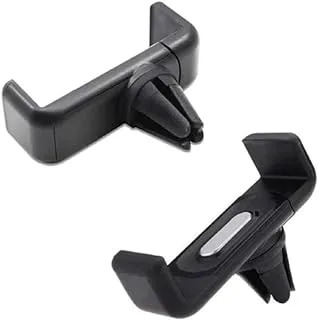 Plastic Mobile Holder With Simple Design It Was Installed In Car Air Conditioner Practical For All Types Of Cars - Black