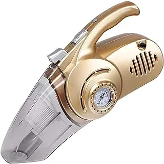 Multi-Function Car Auto Power Car Lighter Powered Car Vacuum Cleaner 120W - 10000 Pa - 2000mAh - 12V/Model 008- Gold