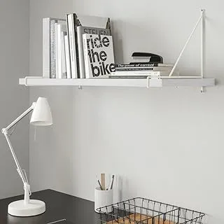 Swedish wall shelf 80X20 White