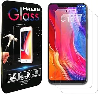 Compatible with Mi 8 (Pro) Screen Protector Foils, (2 Pack) 9H Hardness Tempered Glass Film for Xiaomi Mi 8, Mi8 Pro