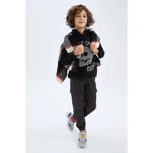 Defacto Boy Woven Cargo Jogger Trousers